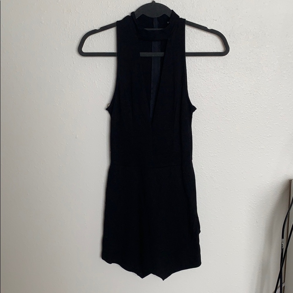 Choke Neck Wrap Romper